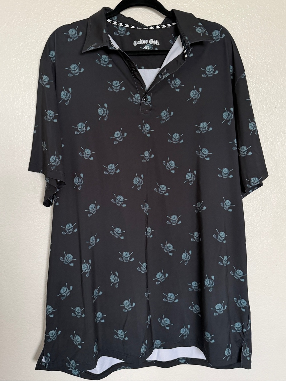 Men’s Tattoo Golf Polo Size XXL
